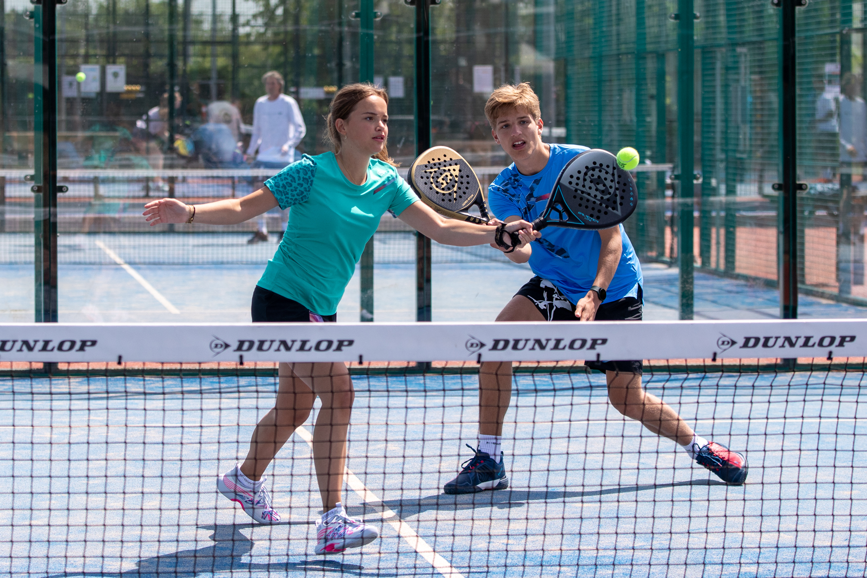 Jongen en meisje padel Dunlop