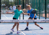 Jongen en meisje padel Dunlop