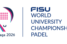 FISU PADEL 2026 MARCA PA╠uDEL 2026 HORIZONTAL